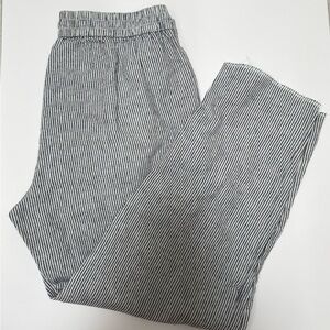 J. Crew Grey And White Stripped Dress Pants - image 1